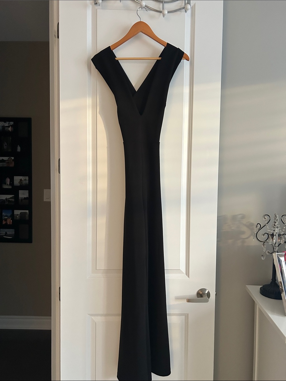 Cross cross back jumpsuit